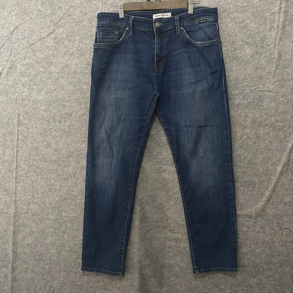 Mavi Jeans Mens 36 X 30 Blue‎ Zach Straight Leg Stretch - SEE NOTES - Picture 1 of 13